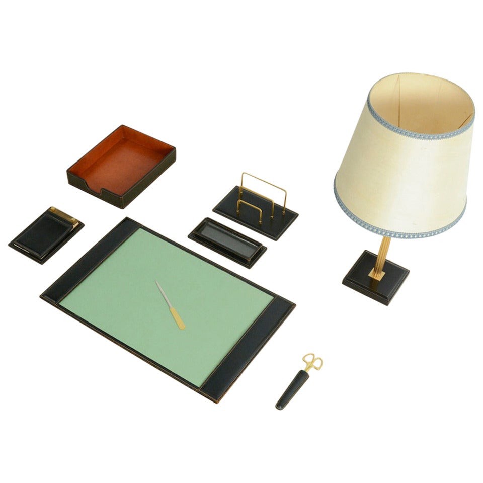 Ensemble de bureau complet de Delvaux:: Belgique:: années 1950