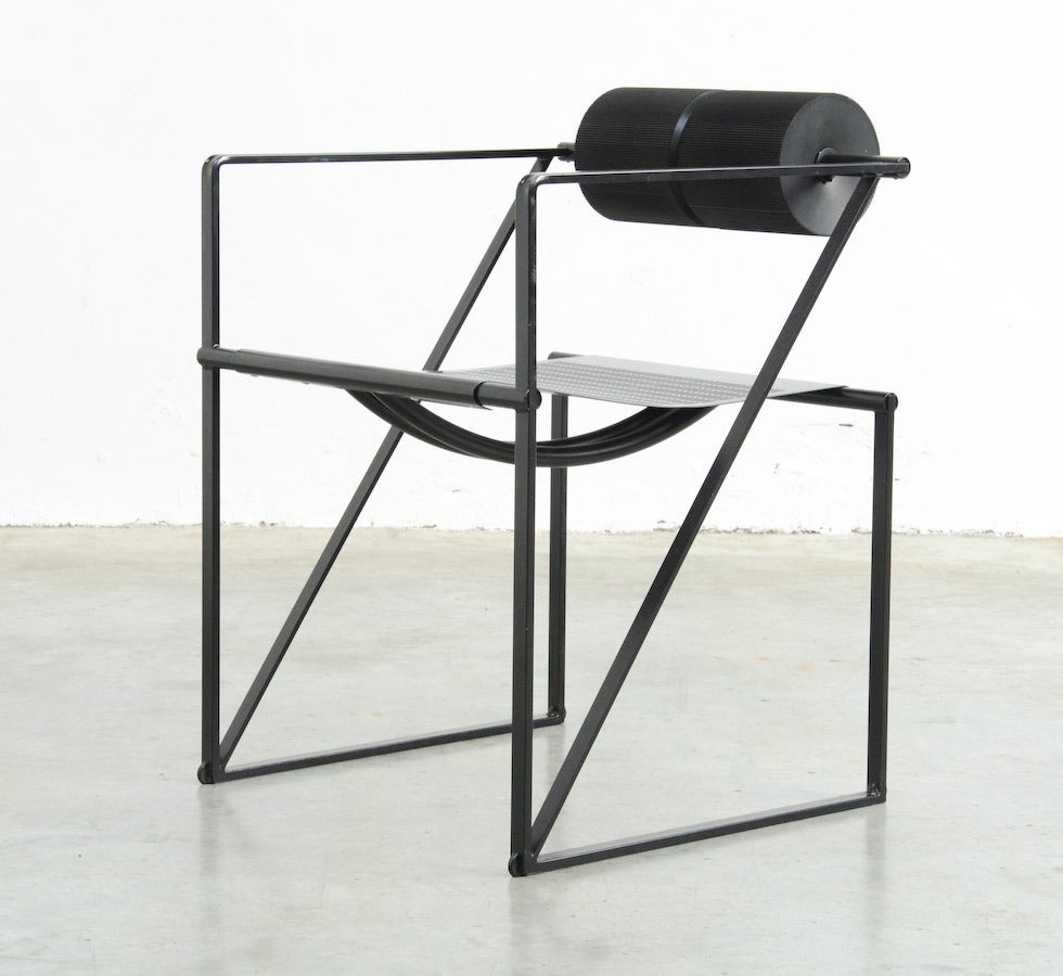 Post-Modern Set of 8 Seconda 602 Chairs by Mario Botta for Alias