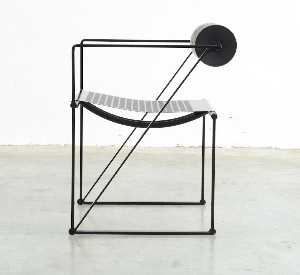Italian Set of 8 Seconda 602 Chairs by Mario Botta for Alias