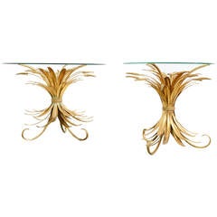 Pair of Sheaf of Wheat Side Tables – Coco Chanel