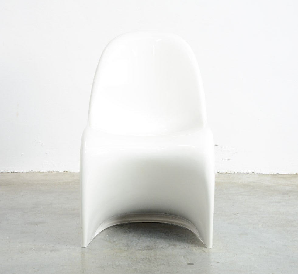 Ensemble de 4 chaises empilables S de Verner Panton pour Herman Miller, 1973 Excellent état à Vlimmeren, BE
