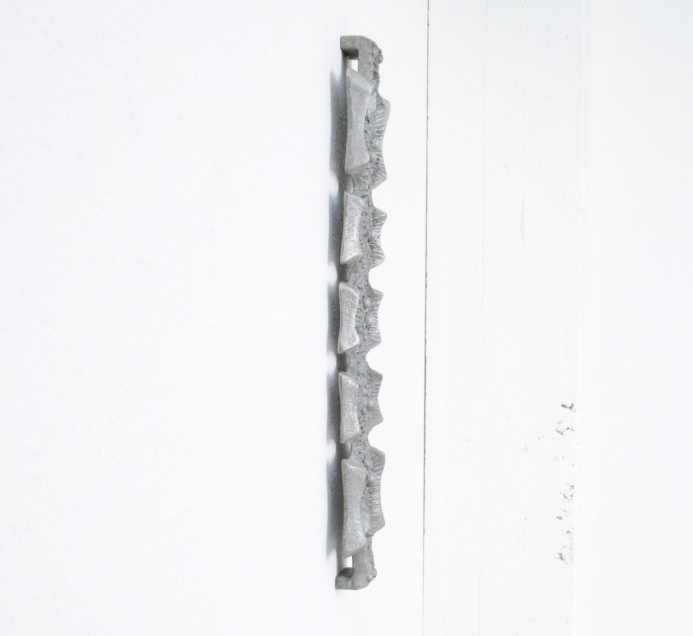 Belgian Brutalist Aluminium Wall Sculpture by Willy Ceysens