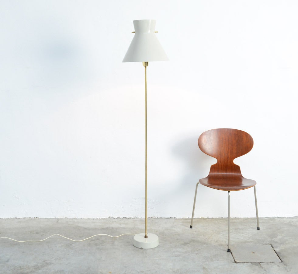 1950s Swedish Asea Belysning Floor Lamp