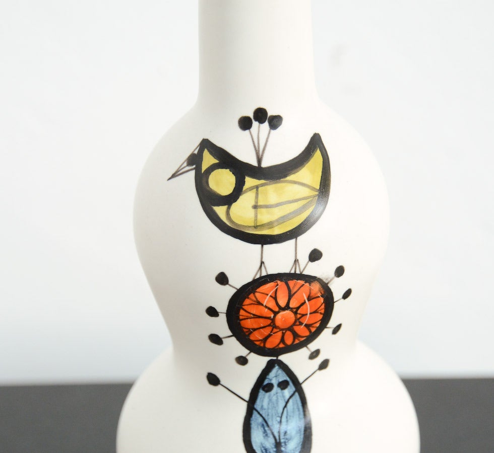 1950s Multi-Coloured Vase by Roger Capron for Vallauris In Excellent Condition In Vlimmeren, BE