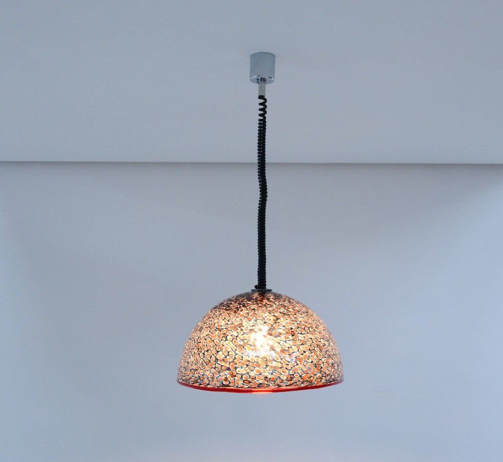 Modern 1970s Pendant Lamp Attributed to Gae Aulenti for Vistosi