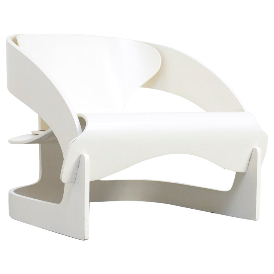 Armchair 4801 by Joe Colombo for Kartell