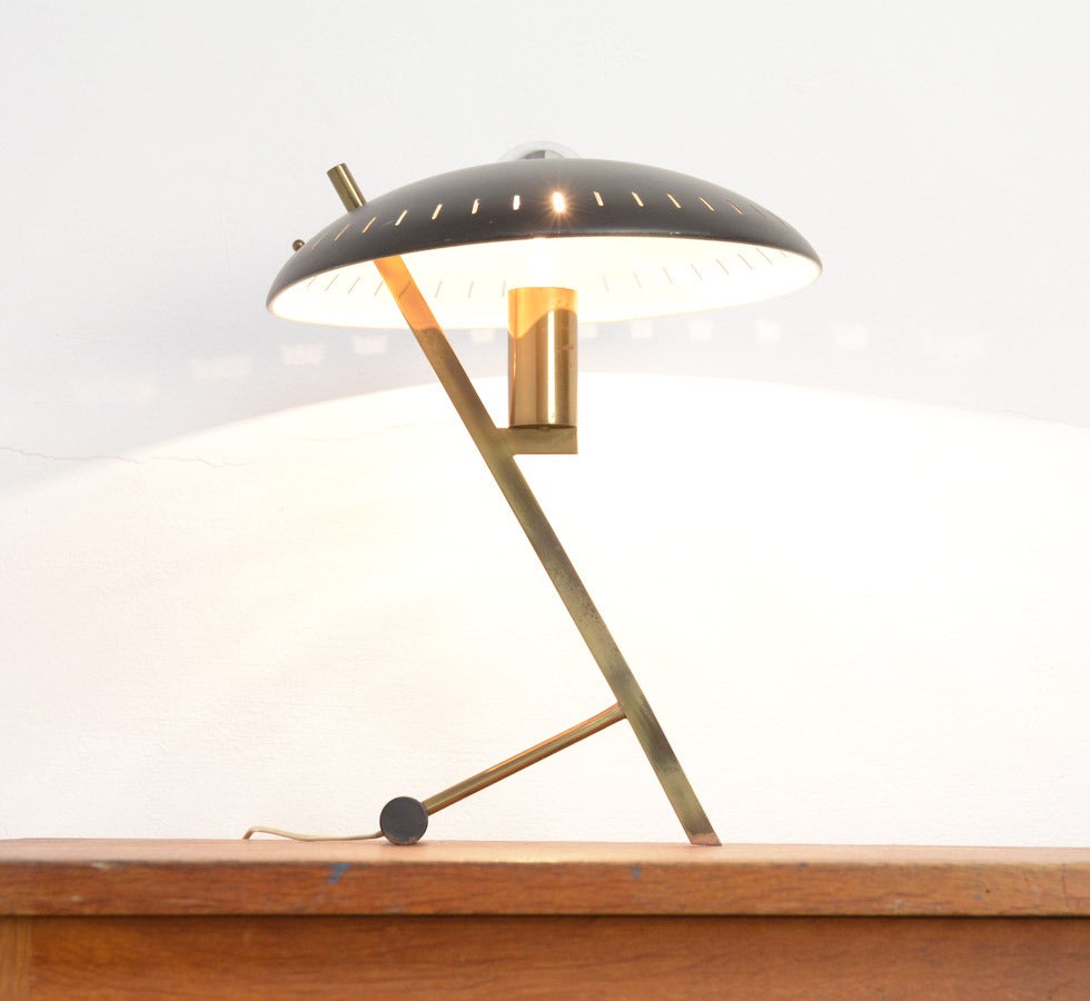 Mid-Century Modern First Production Desk Lamp by Louis Kalff for Philips, 1955