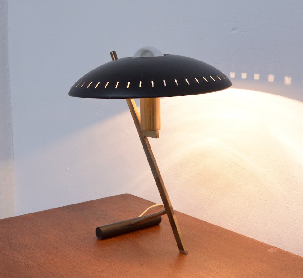 Dutch First Production Desk Lamp by Louis Kalff for Philips, 1955