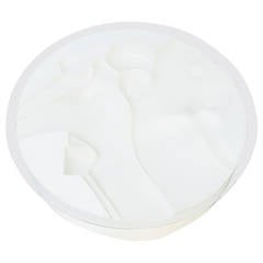 1960s  Large Round Sculptural Coffee Table