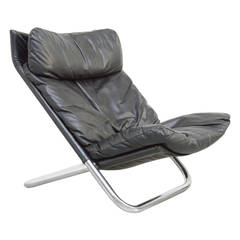 Easy Chair Cross de Marcello Cuneo pour Arflex:: 1974