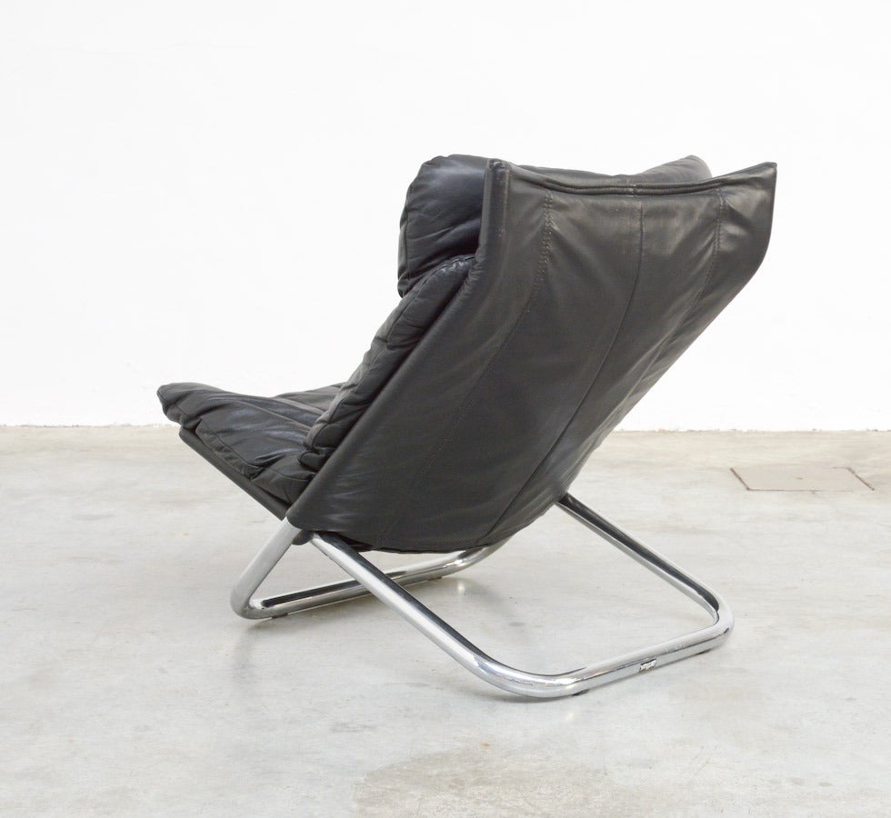 Italian Easy Chair Cross by Marcello Cuneo for Arflex, 1974