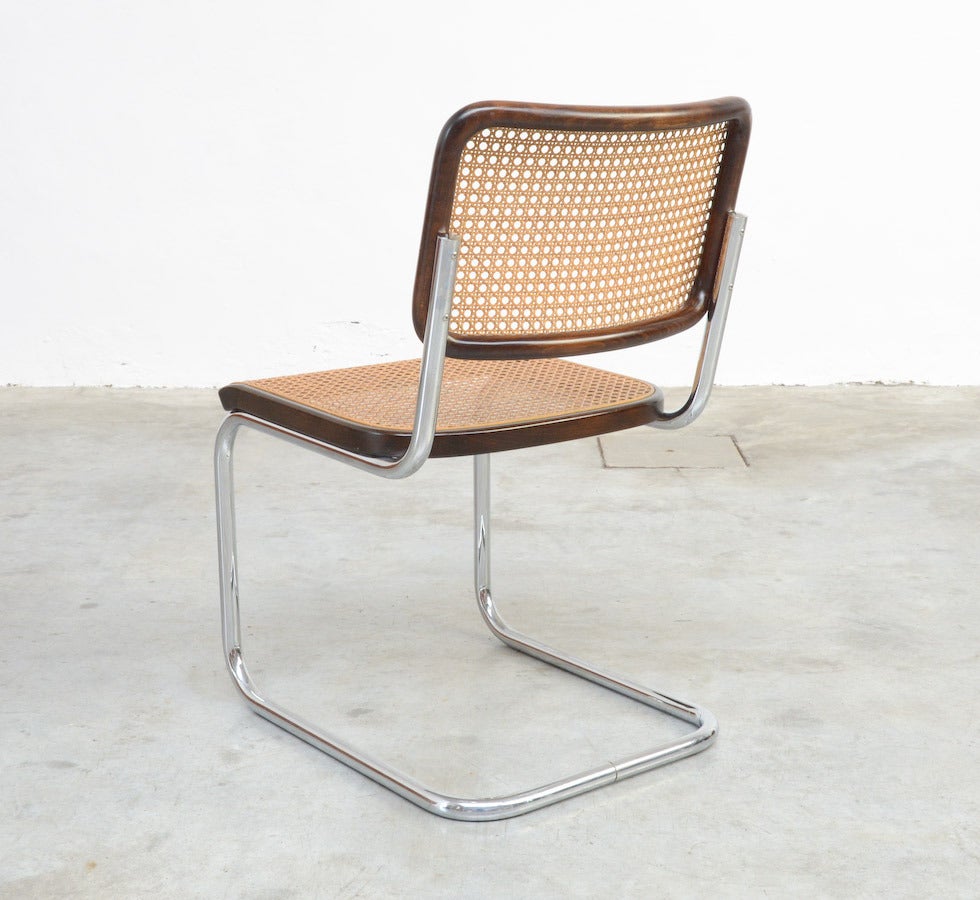 Set of Cesca Dining Chairs by Marcel Breuer for Thonet 3