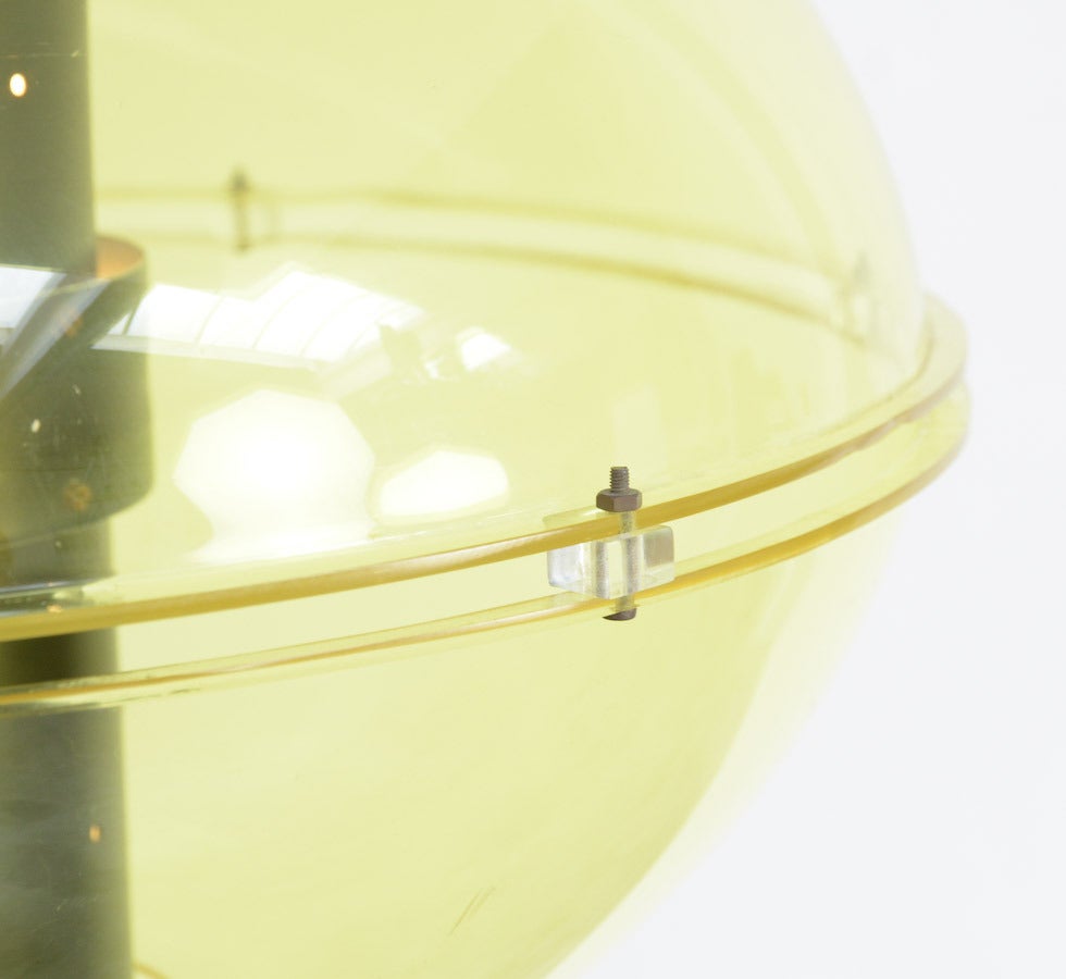 Dutch Plexiglass Ellipsoidal Orbiter Pendant Lamp for Raak