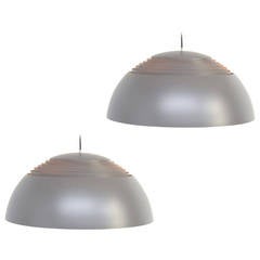 Pair of Pendant Lamps AJ Royal by Arne Jacobsen for Louis Poulsen