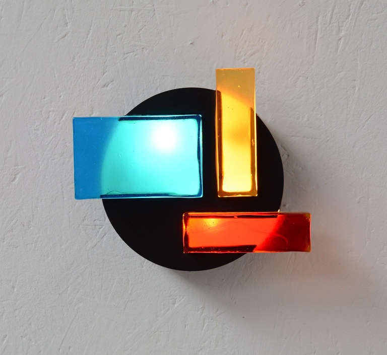 1950s Wall Lamp Light Sculpture at 1stDibs