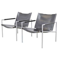 Used Pair of SZ02 Easy Chairs by Martin Visser for Spectrum