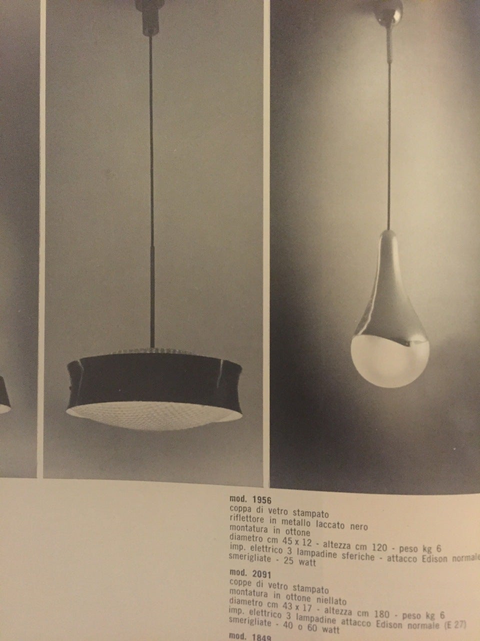 Exclusive Hanging Lamp by Fontana Arte in 1964 2