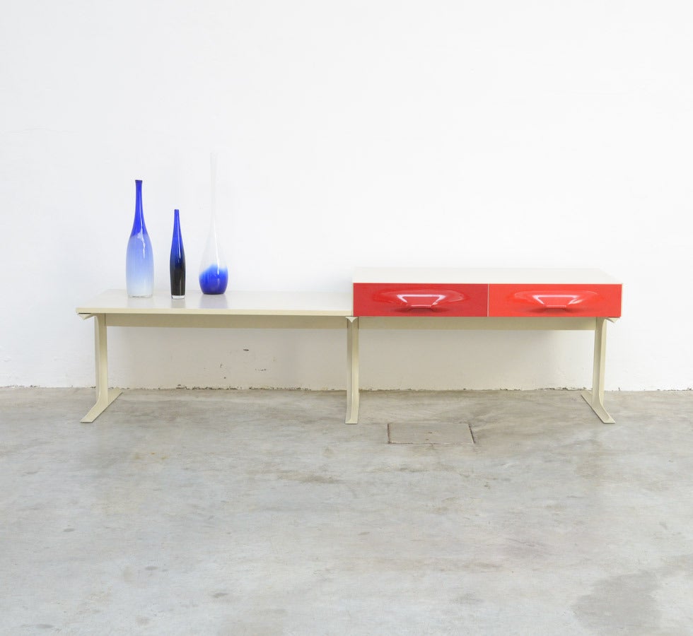 Modern Low Cabinet by Raymond Loewy for DF2000