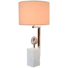 Unique Amethyst Quartz Table Lamp