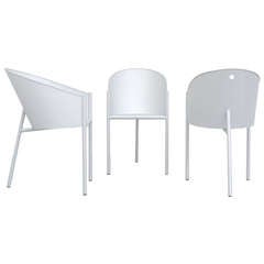 Costes Alluminio Chairs by Philippe Starck for Driade