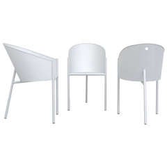 Chaises Costes Alluminio de Philippe Starck pour Driade