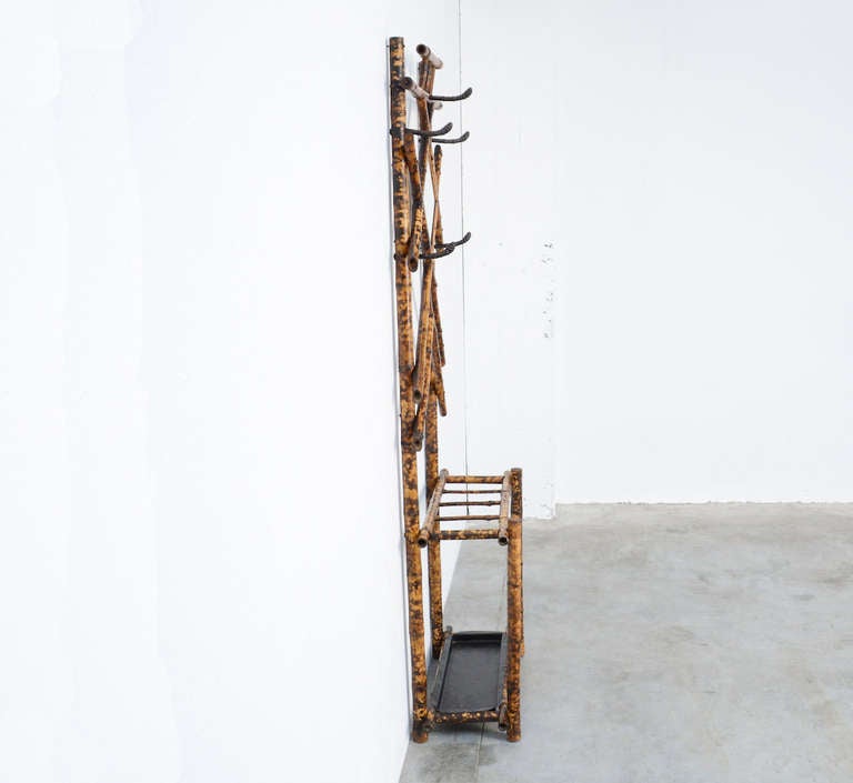 bamboo coat stand