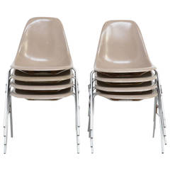Fiberglass Side Chairs by Charles and Ray Eames for Herman Miller 10