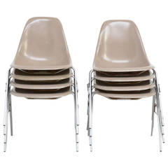 Vintage Fiberglass Side Chairs by Charles and Ray Eames for Herman Miller