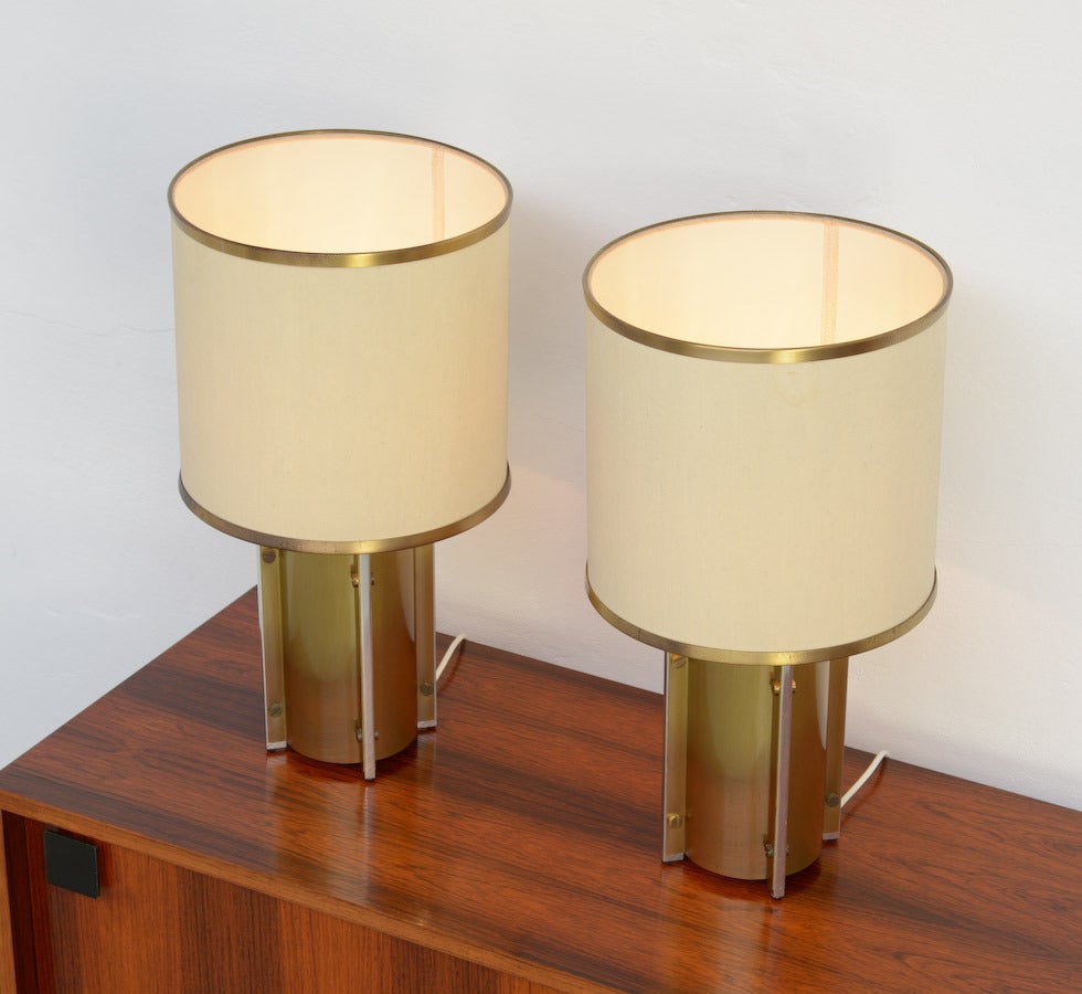 Exclusive Pair of Table Lamps by G. Sciolari for Sciolari, Roma 1