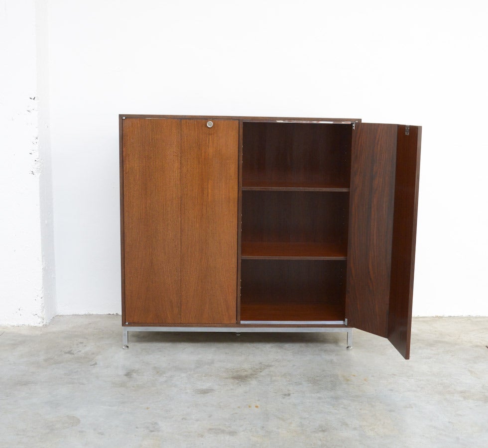 Mid-Century Modern Minimal Cabinet by Jules Wabbes for Bergwood, ca. 1960