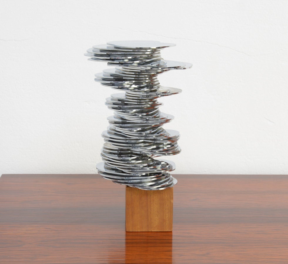 Italiano Scultura mobile Eva di Otto Monestier, 1972