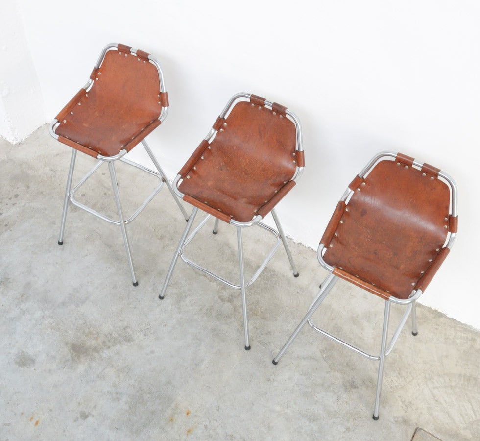 French Bar Stools by Charlotte Perriand