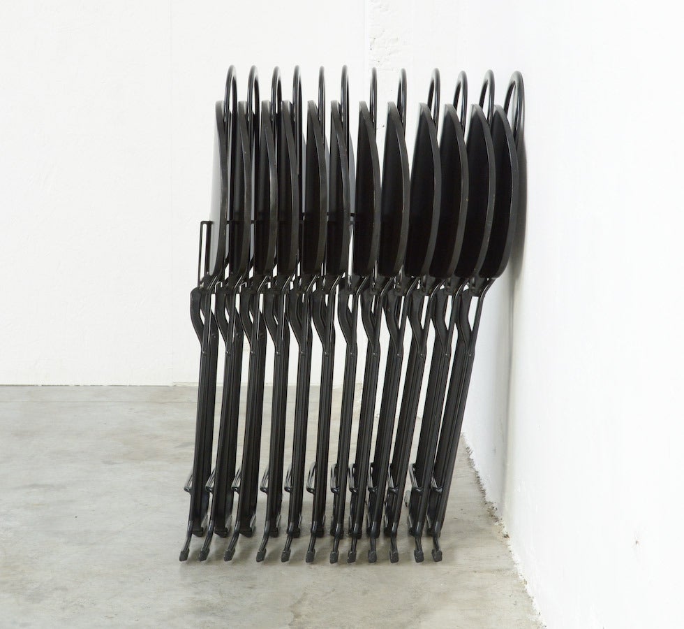 Modern Dafne Folding Chairs by Gastone Rinaldi for Thema Italy