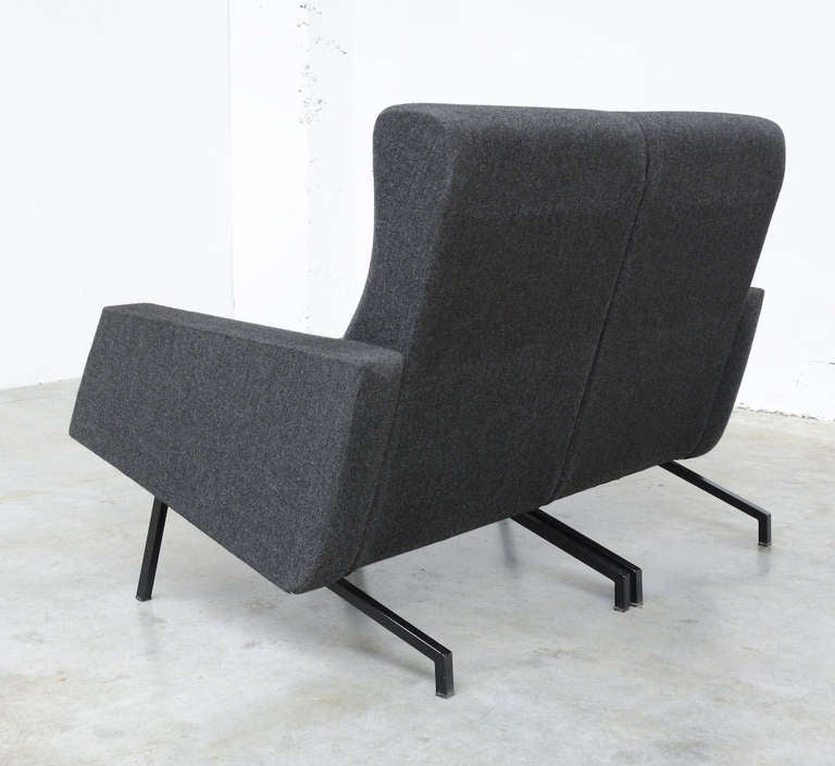 Miami Two-Seat Sofa by Pierre Guariche for Meurop In Good Condition In Vlimmeren, BE