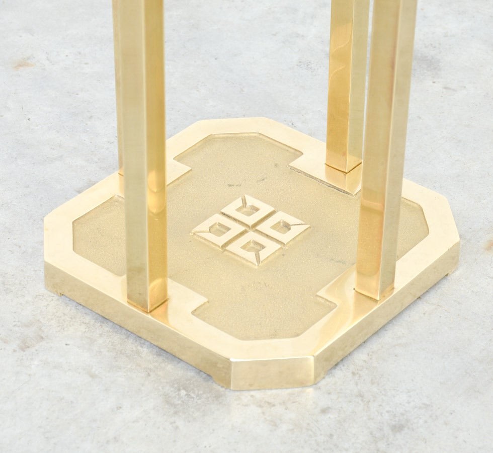 Brass Side Table by Peter Ghyczy 1