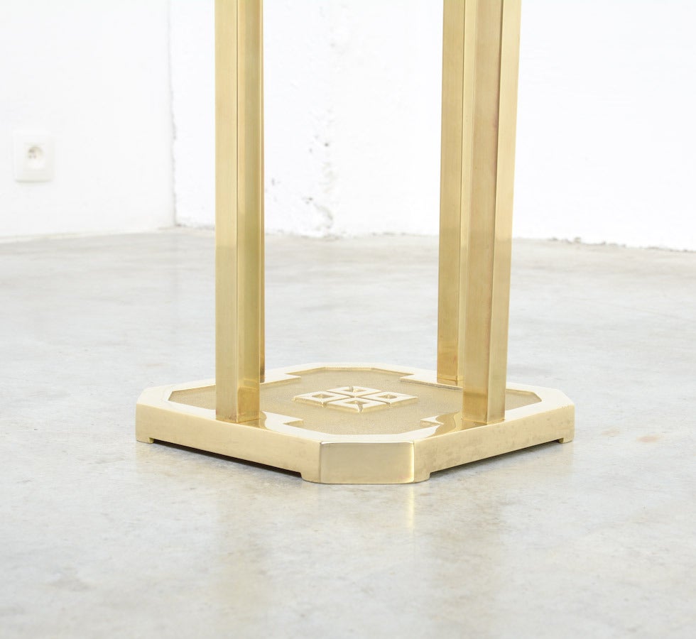 Brass Side Table by Peter Ghyczy 3