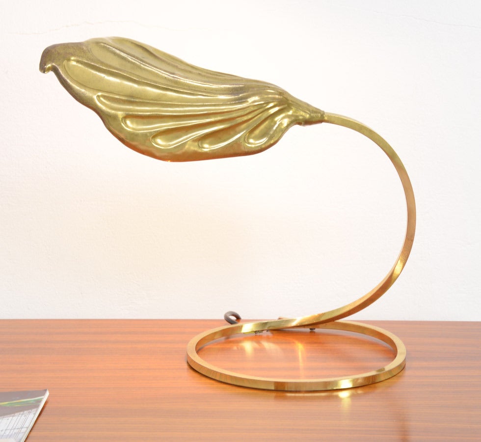 Brass Table Lamp by Carlo Giorgi for Bottega Gadda 4