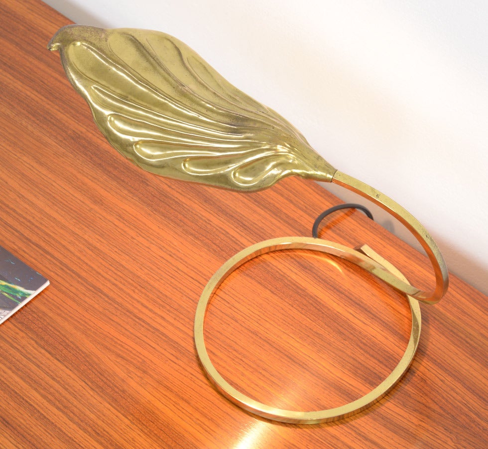 Modern Brass Table Lamp by Carlo Giorgi for Bottega Gadda