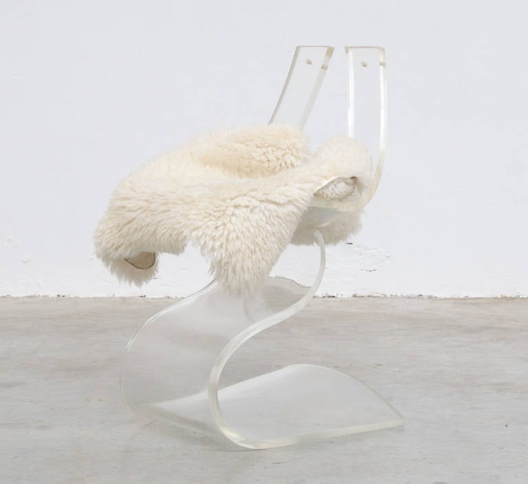 Late 20th Century Dumas Chair by Boris Tabacoff for M.M.M.