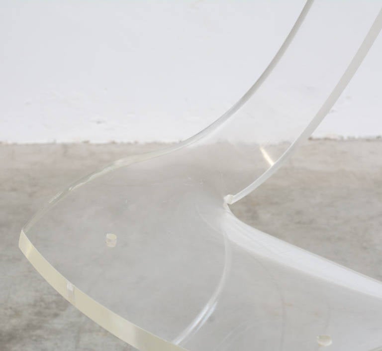 Plexiglass Dumas Chair by Boris Tabacoff for M.M.M.
