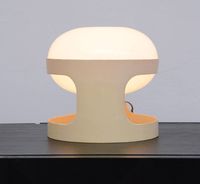 Italian Ebanil Table Lamp by Joe Colombo for Kartell