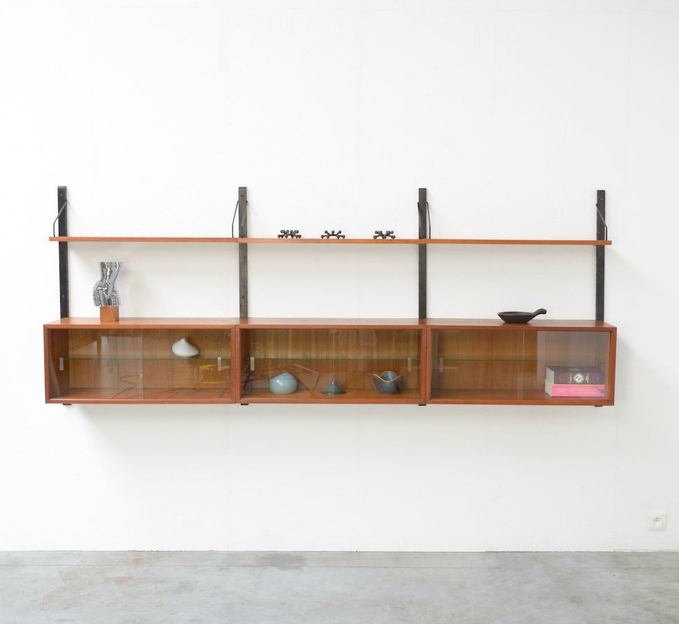 1960s Wall Unit by P. Cadovius for Royal System Denmark