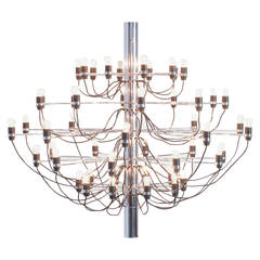 Large Chandelier 2097/50 by Gino Sarfatti for Arteluce