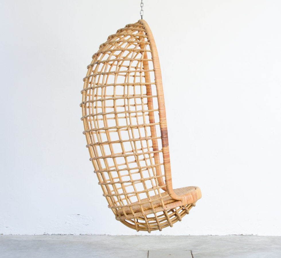 vintage hanging egg chair