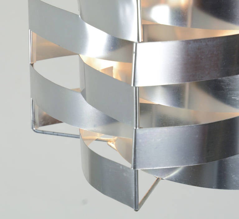 Aluminum Cube Pendant Lamp by Max Sauze