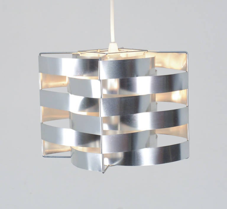 Mid-Century Modern Cube Pendant Lamp by Max Sauze