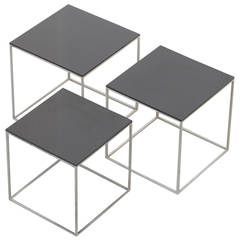 Set of Nesting Tables PK71 by Poul Kjaerholm for E. Kold Christensen, 1957