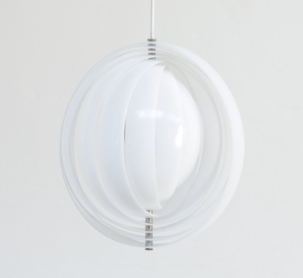 Plastic Visor or Moon Lamp by Verner Panton for Louis Poulsen