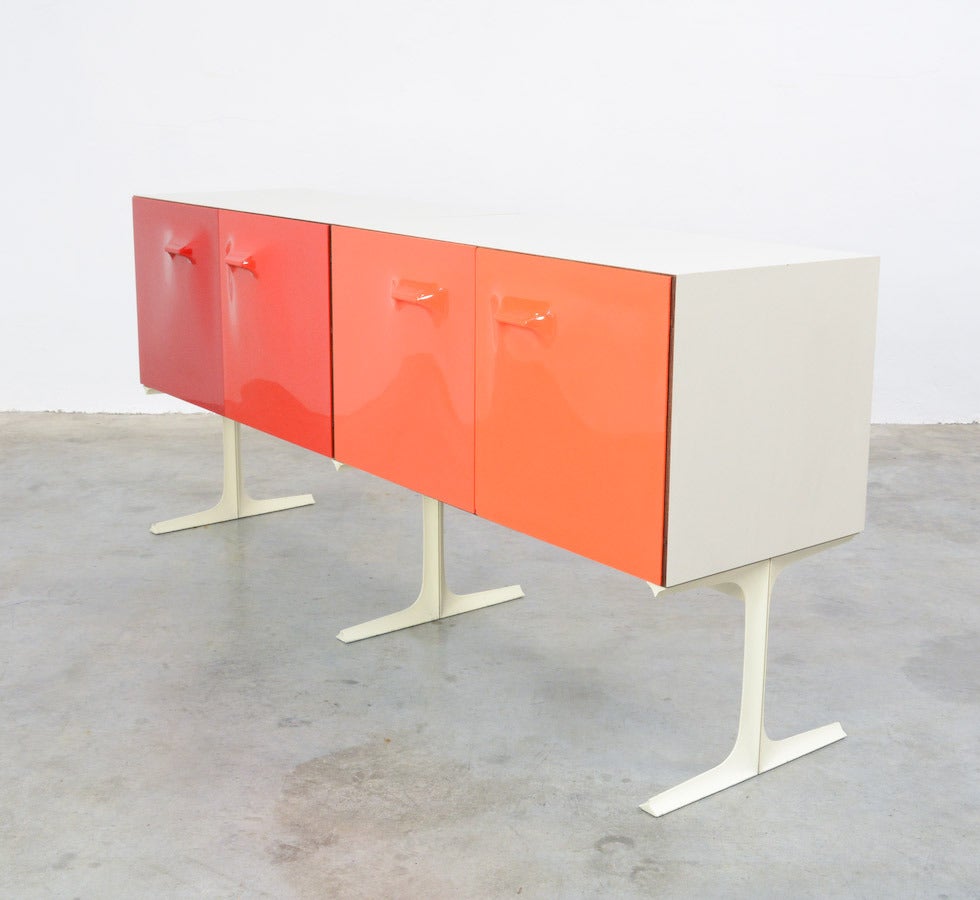 French Double Sided Sideboard by Raymond Loewy for DF 2000