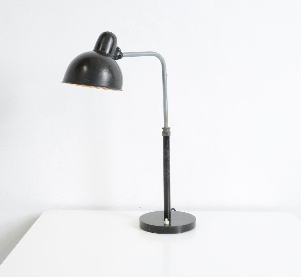 German Bauhaus Idell Desk Lamp by Christian Dell